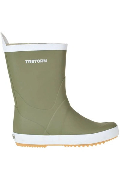 Tretorn Rubber Rain Ankle-boots In Green