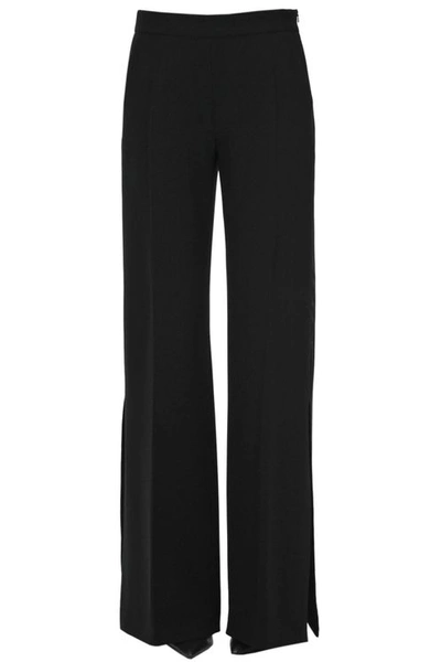 Max Mara Vicario Crepè Trousers In Black