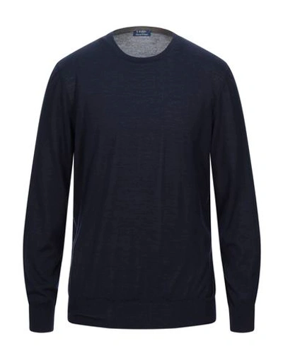 Barba Napoli Sweaters In Dark Blue