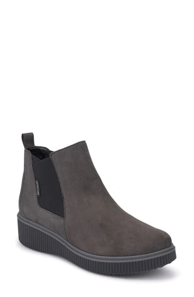 Mephisto Emie Bootie In Grey Suede