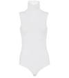 Wolford Turtleneck Bodysuit In White