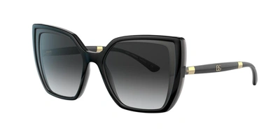 Dolce & Gabbana Dolce&gabbana Woman Sunglass Dg6138 In Light Grey Gradient Black