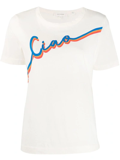 Chinti & Parker Chinti And Parker Ciao T-shirt In Neutrals