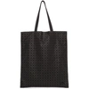 Bao Bao Issey Miyake Black Crispy Tote In Navy