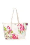 Tumi Everyday Floral Print Tote Bag In Ivory Collage Floral