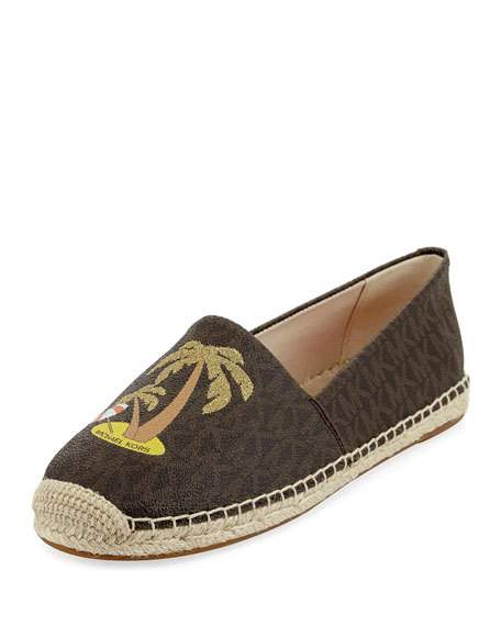 michael kors espadrilles brown