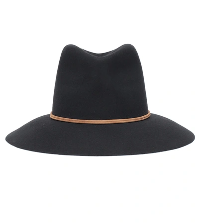 Isabel Marant Kinly Wool-felt Fedora Hat In Black