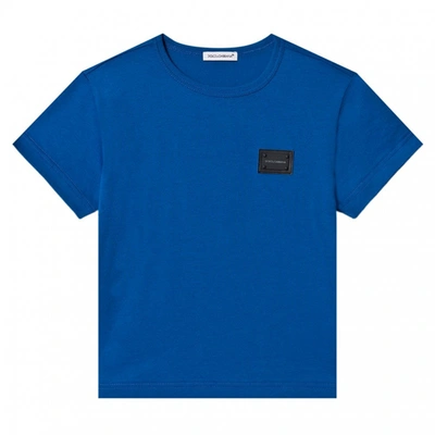 Dolce & Gabbana Kids' Dolce &amp; Gabbana Cotton T-shirt In Blue
