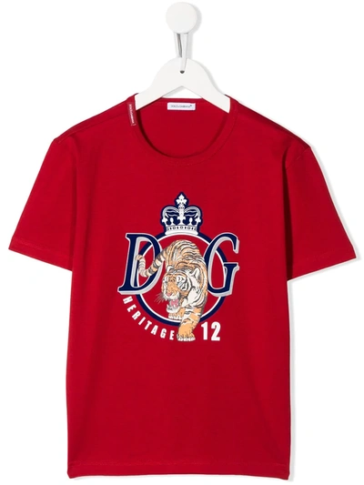 Dolce & Gabbana Kids'  Tiger T-shirt