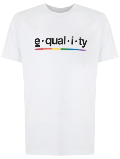 Osklen T-shirt Stone Vintage Equality In White