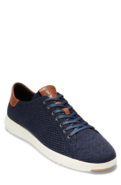 Cole Haan Grandpro Tennis Stitchlite Sneaker In Navy Stitch  display picture 2