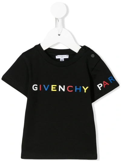 Givenchy Baby's & Little Boy's Colourful Logo T-shirt In Black