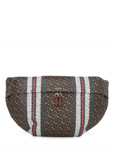 Burberry Bridle Brown Sonny Monogram Belt Bag