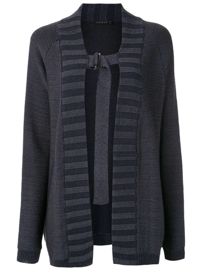 Alcaçuz Parma Knit Cardi-coat In Blue