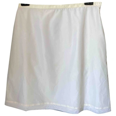 Pre-owned Gucci Mid-length Skirt In White