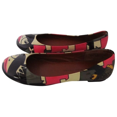 Pre-owned Marc By Marc Jacobs Patent Leather Ballet Flats In Multicolour