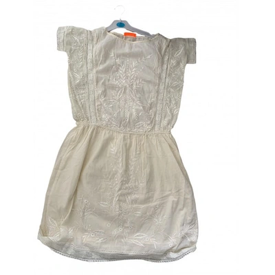 Pre-owned Ba&sh Mini Dress In Beige