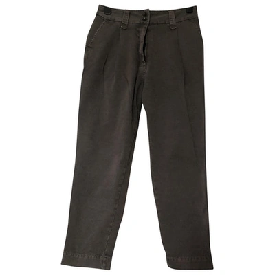 Pre-owned Surface To Air Anthracite Cotton Jeans