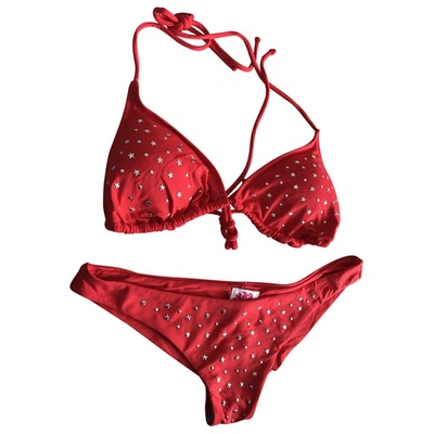 Pre-owned Sundek Two-piece Swimsuit In Red