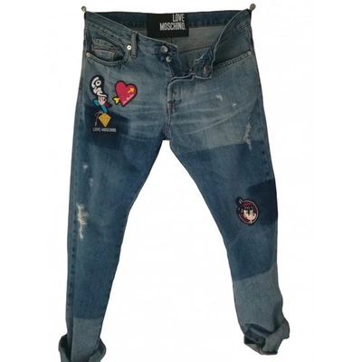 Pre-owned Moschino Cotton Jeans