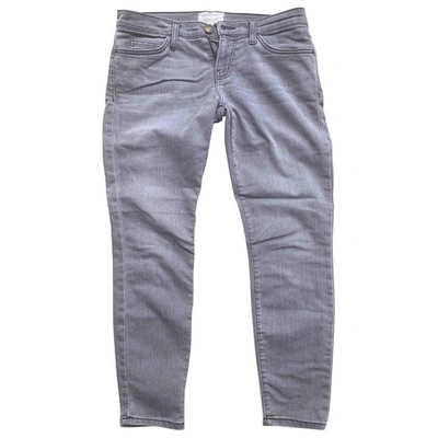 Pre-owned Current Elliott Grey Denim - Jeans Jeans
