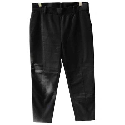 Pre-owned Vetements Chino Pants In Black