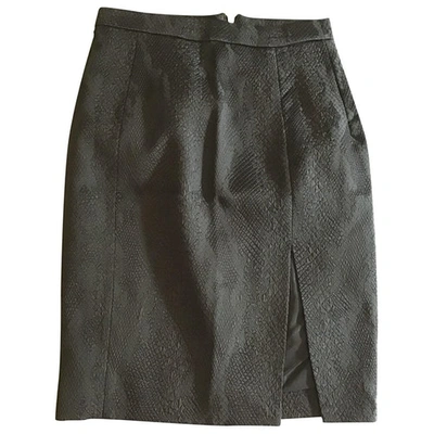 Pre-owned Aquazzura Mid-length Skirt In Black