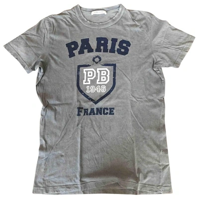 Pre-owned Pierre Balmain Grey Cotton T-shirts