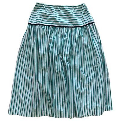 Pre-owned Saint Laurent Maxi Skirt In Multicolour