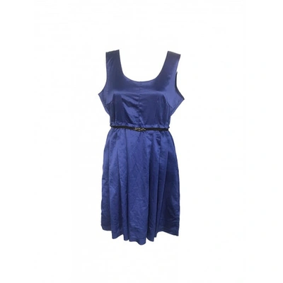 Pre-owned Vera Wang Mid-length Dress In Blue
