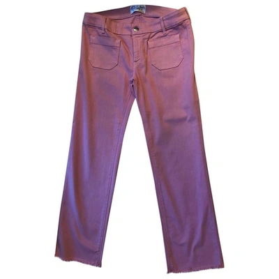 Pre-owned Seafarer Trousers In Pink