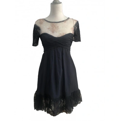 Pre-owned Alessandro Dell'acqua Mini Dress In Black