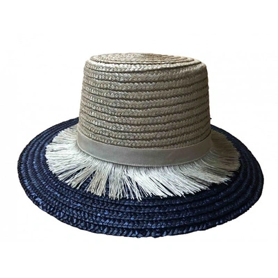 Pre-owned Eugenia Kim Wicker Hat