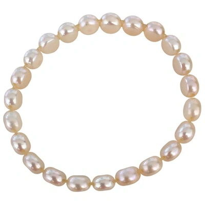 Pre-owned Mimi Milano Pink Pearls Bracelet