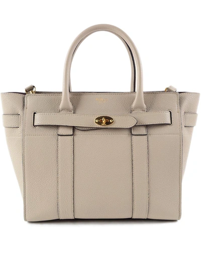 Mulberry Bayswater Zipped Bag In Nude & Neutrals