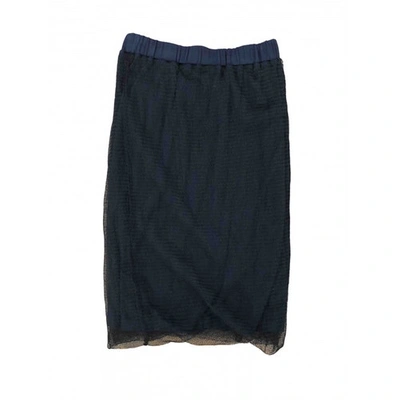 Pre-owned Issey Miyake Mid-length Skirt In Black