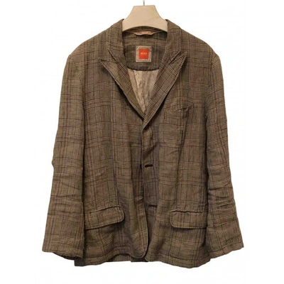 Pre-owned Hugo Boss Waistcoat In Grey