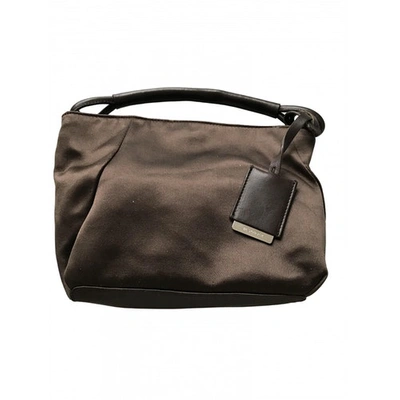 Pre-owned Jil Sander Brown Silk Handbag
