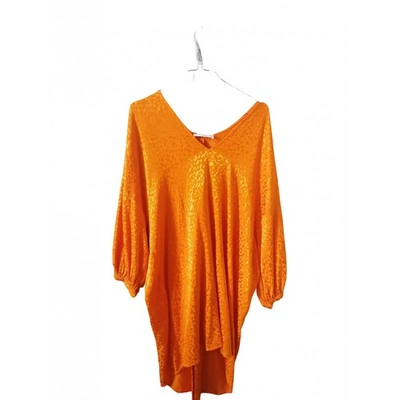 Pre-owned Roseanna Mini Dress In Orange