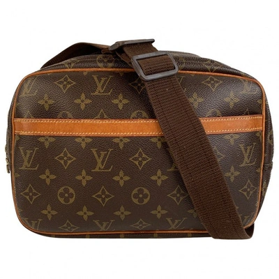 Pre-owned Louis Vuitton Reporter Brown Cloth Handbag