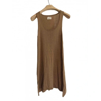 Pre-owned American Vintage Mid-length Dress In Camel