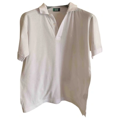 Pre-owned Sergio Tacchini White Cotton Polo Shirts