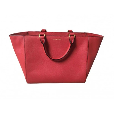 Pre-owned Lulu Guinness Leather Bag In Red