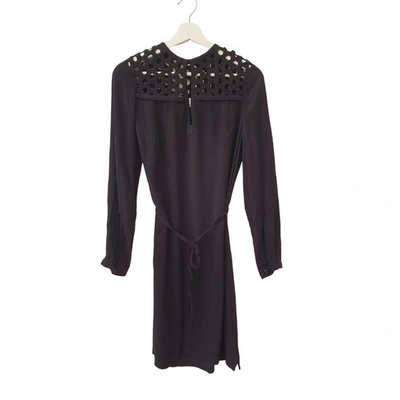 Pre-owned Diane Von Furstenberg Black Dress
