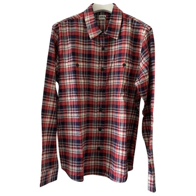 Pre-owned Edwin Red Cotton Shirts