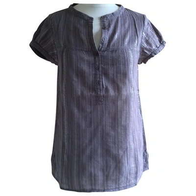 Pre-owned Zadig & Voltaire Purple Cotton Top