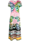 La Doublej Butterfly Print Swing Dress