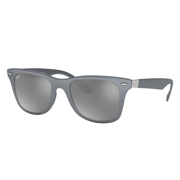Ray Ban Wayfarer Liteforce Silver, Gray Lenses Rb4195 ModeSens