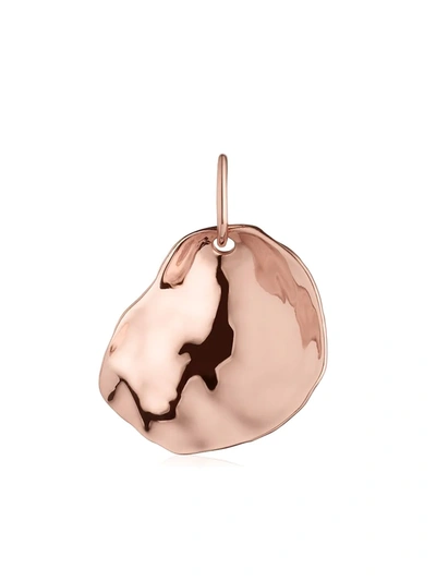 Monica Vinader Rose Gold Plated Vermeil Silver Nura Small Shell Pendant Charm