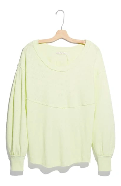 Free People Og Thermal Pullover In Glow Party